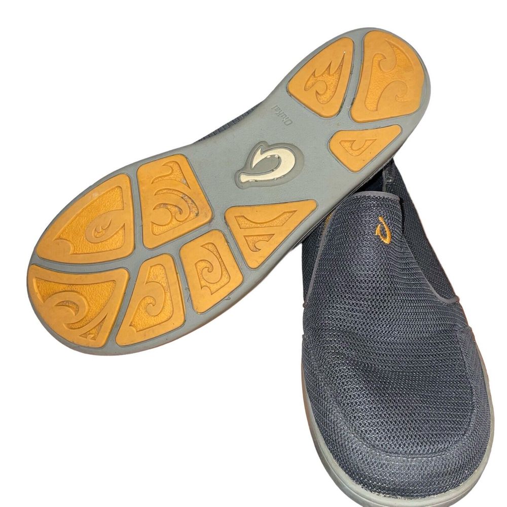 OluKai Men's 8.5 Nohea Mesh Slip on Shoes in Gray - Picture 3 of 5